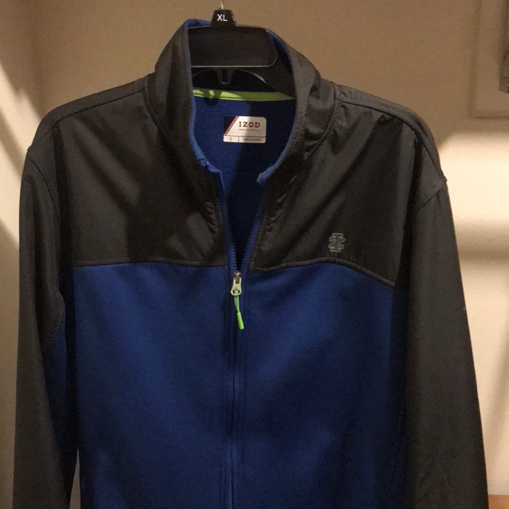 Izod performance zip-up jacket